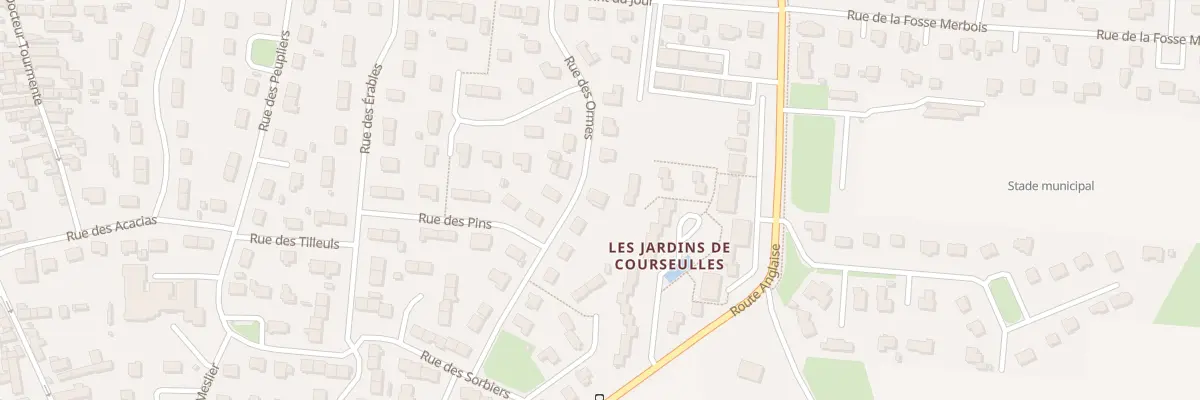 Plan du 13 Rue des Ormes à Courseulles-sur-Mer