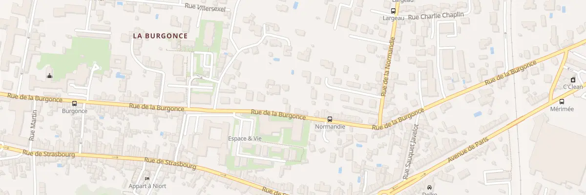 Plan du 159 Rue de la Burgonce à Niort