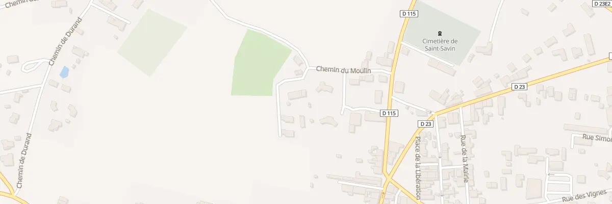 Plan du 159 Che du Moulin à Saint-Savin