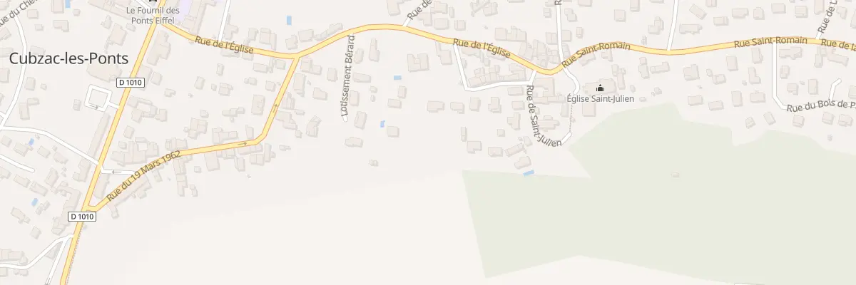 Plan du 19 Rue de l’Eglise à Cubzac-les-Ponts