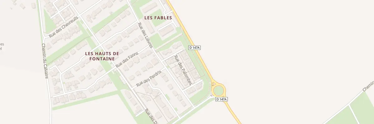 Plan du 11 Rue des Palombes à Fontaine-Étoupefour