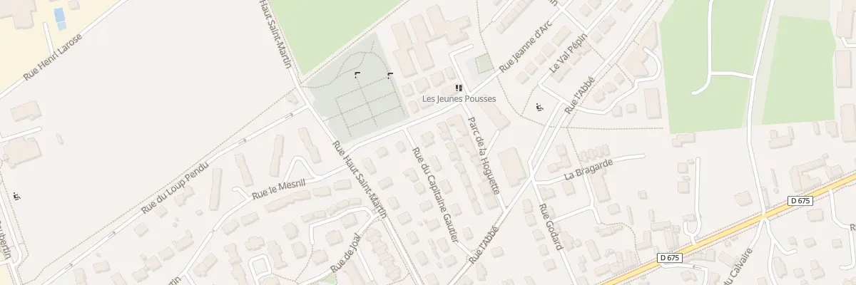 Plan du 10 Rue du Capitaine Gautier à Verson