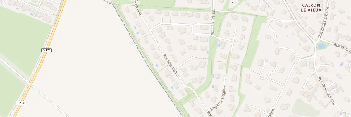 Plan du 24 Rue Mac Mahon à Cairon