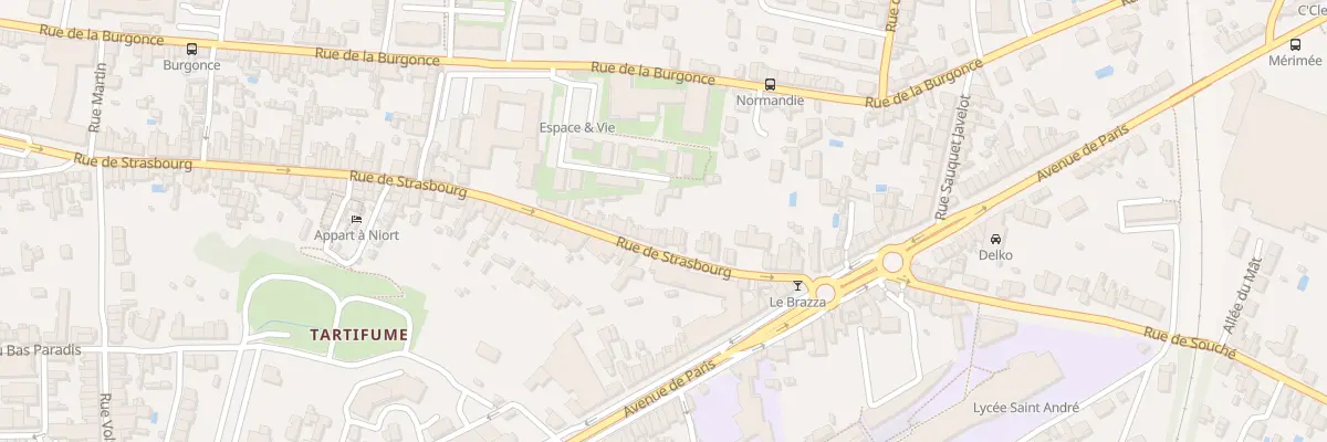 Plan du 179 Rue de Strasbourg à Niort