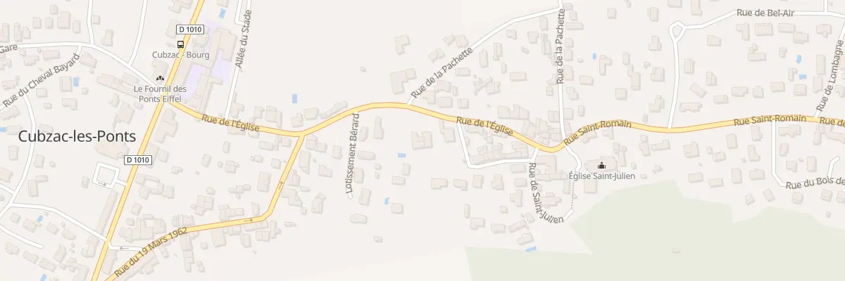 Plan du 17 Rue de l’Eglise à Cubzac-les-Ponts
