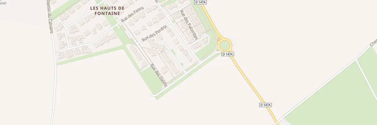 Plan du 22 Rue des Lièvres à Fontaine-Étoupefour