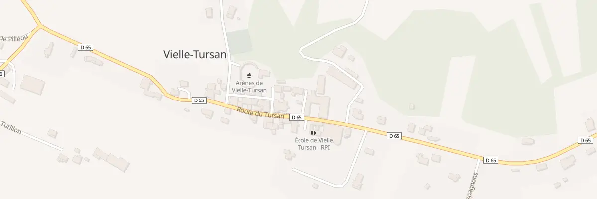 Plan du 35 Che du Lavoir à Vielle-Tursan