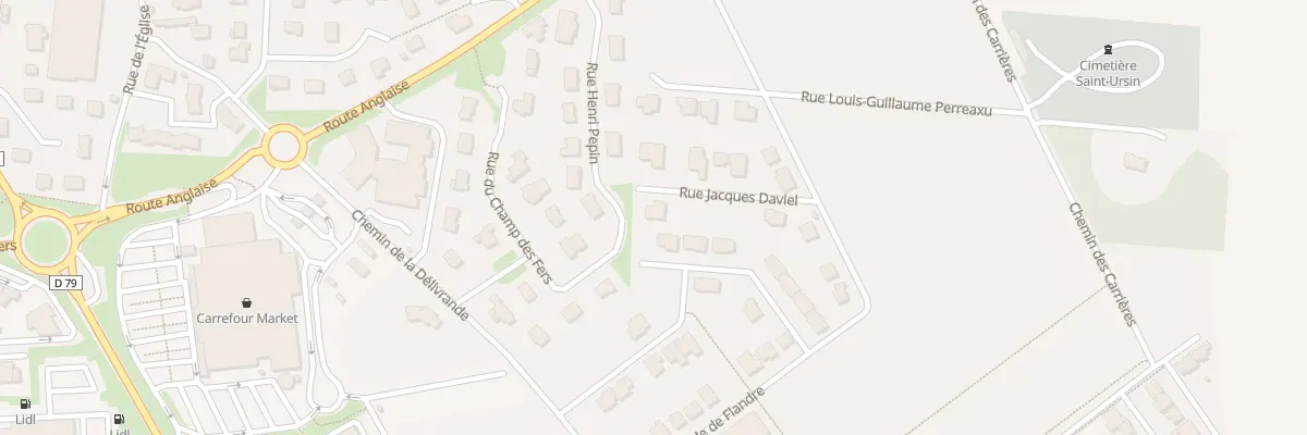 Plan du 11 Rue Jacques Daviel à Courseulles-sur-Mer