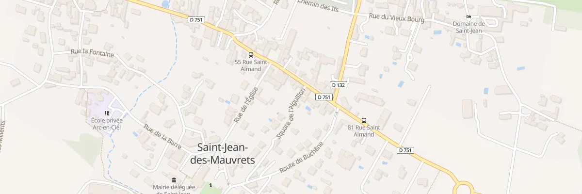 Plan du 62 Rue St Almand aux Garennes sur Loire