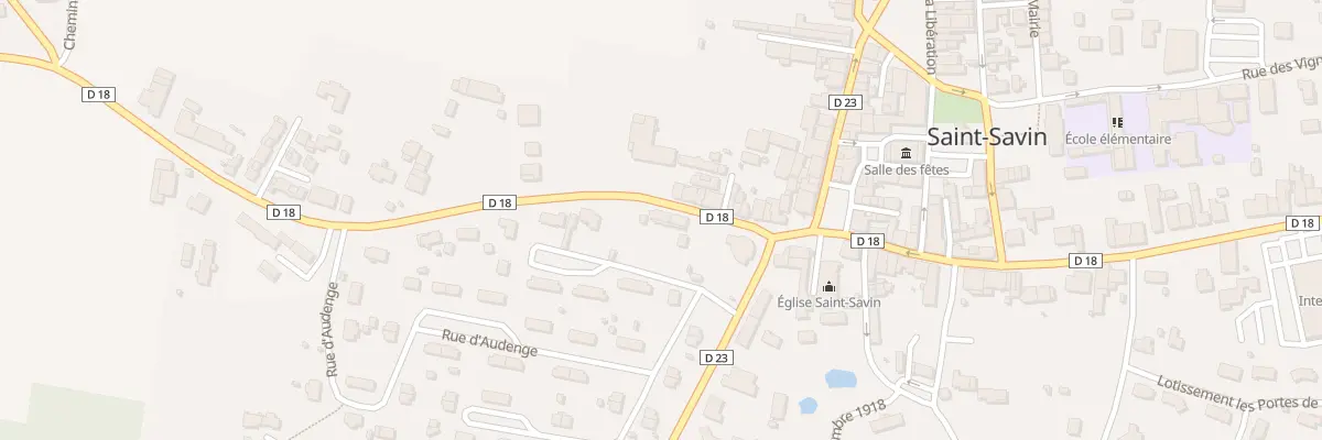 Plan du 5 Rue Alphonse Micheau à Saint-Savin