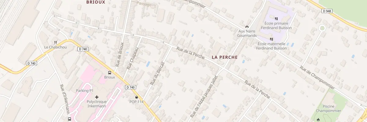 Plan du 58 Rue de la Perche à Niort