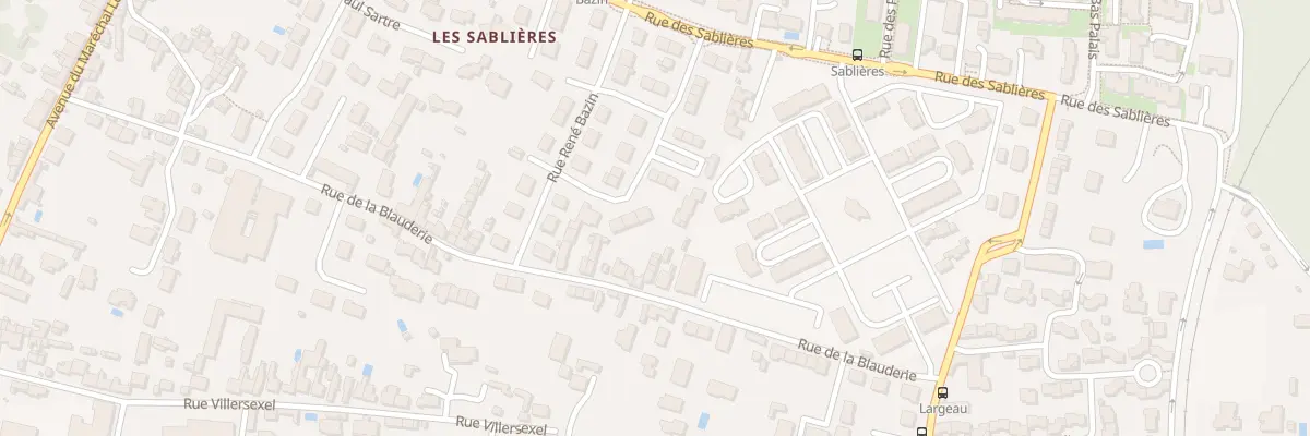 Plan du 8 Rue Jules Renard à Niort