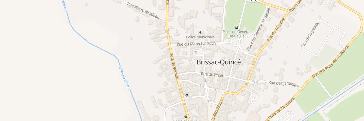 Plan du 34 Rue de Verdun à Brissac Loire Aubance
