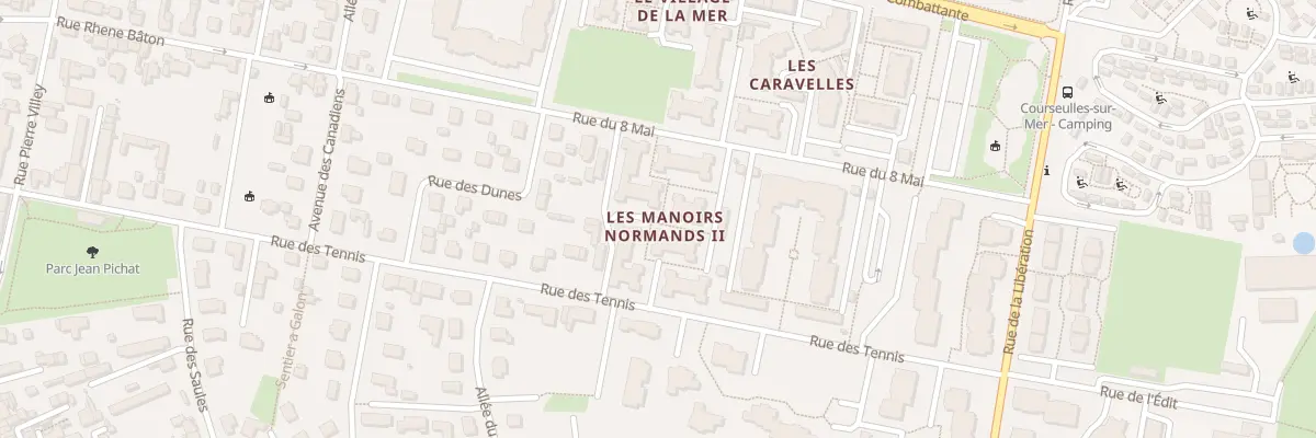 Plan du 44 Rue du 8 Mai à Courseulles-sur-Mer