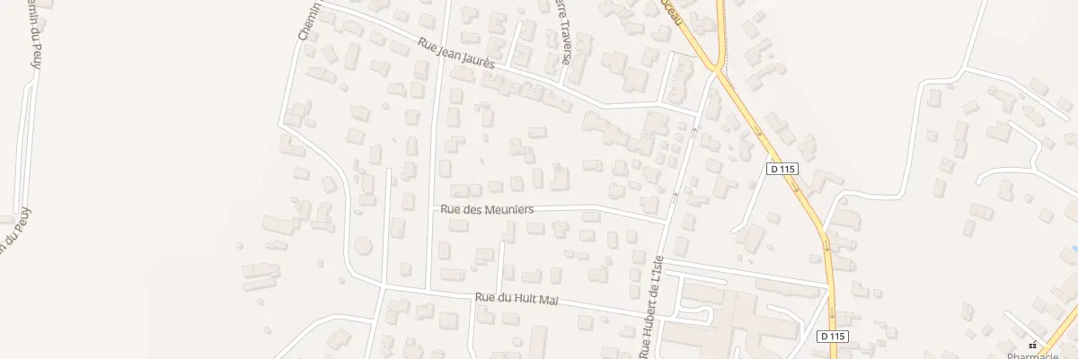 Plan du 13 Rue des Meuniers à Saint-André-de-Cubzac