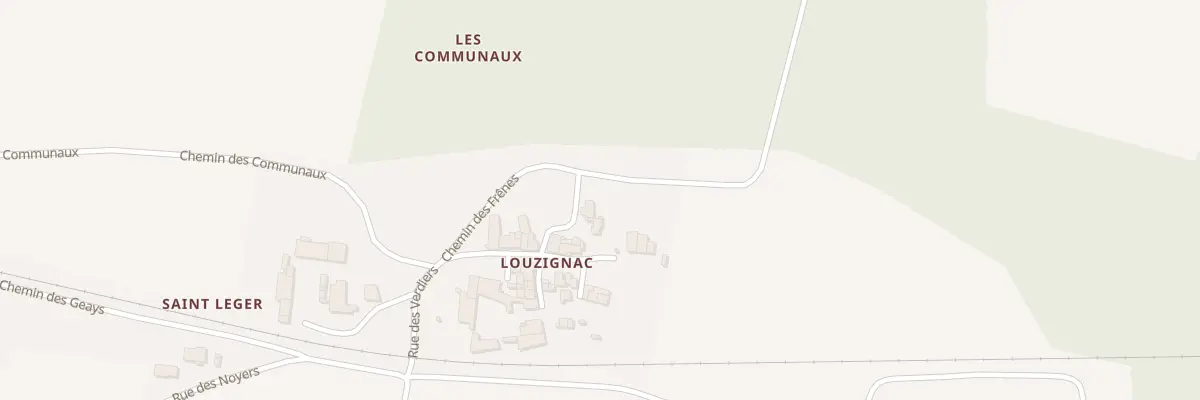 Plan du 6 Rue des Fleurs à Brives-sur-Charente