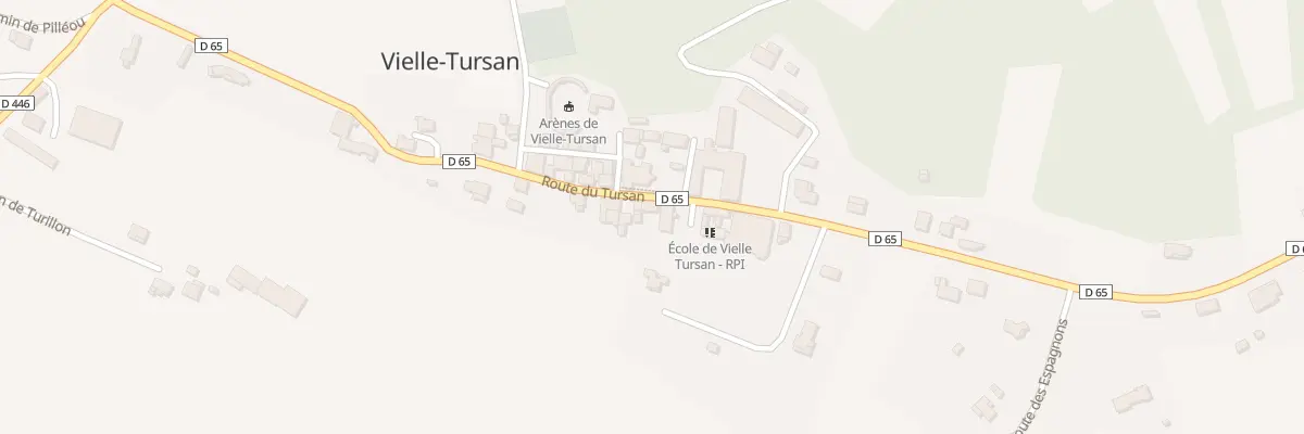 Plan du 684 Rte du Tursan à Vielle-Tursan