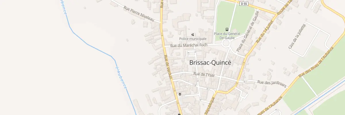 Plan du 36 Rue de Verdun à Brissac Loire Aubance