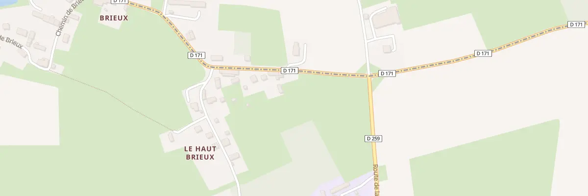 Plan du 1561 Rte du Pont de Brie aux Moutiers-en-Cinglais