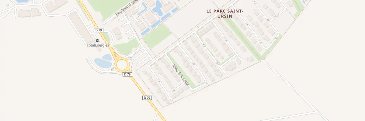 Plan du 5 All Erik Satie à Courseulles-sur-Mer