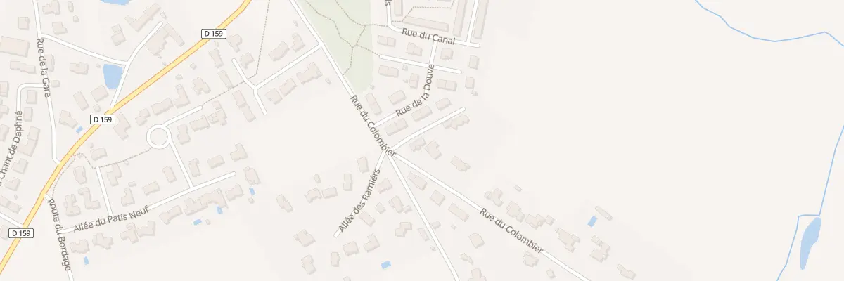 Plan du 17 Rue du Colombier à Bressuire