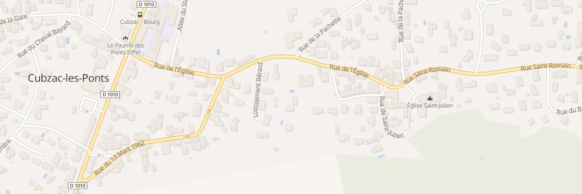 Plan du 13 Rue de l’Eglise à Cubzac-les-Ponts
