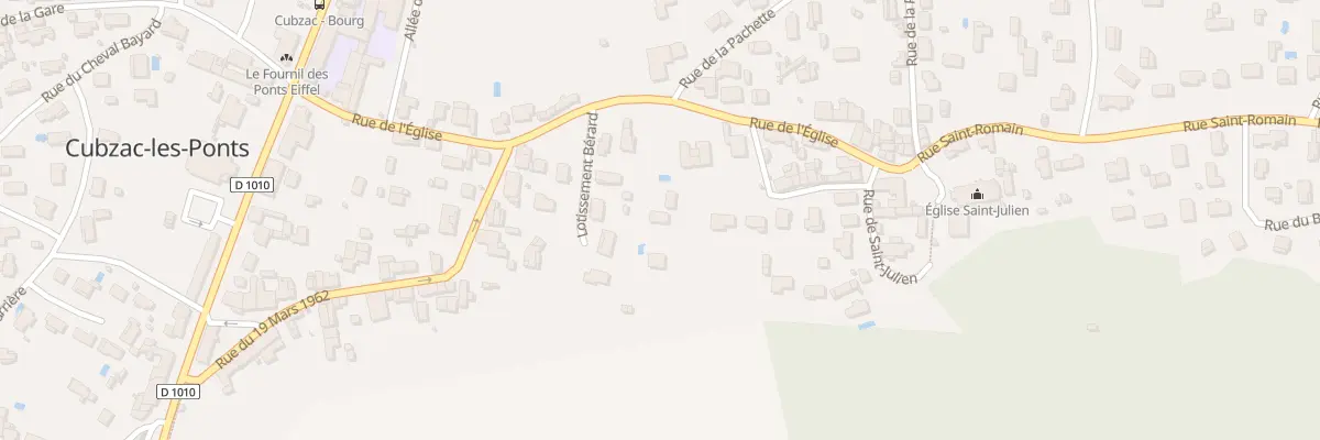 Plan du 13T Rue de l’Eglise à Cubzac-les-Ponts