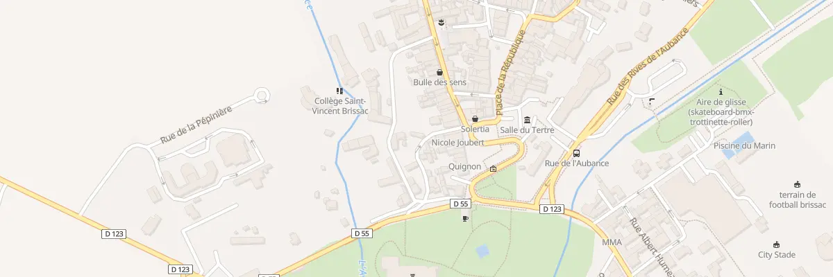 Plan du 1T Rue des Planches à Brissac Loire Aubance