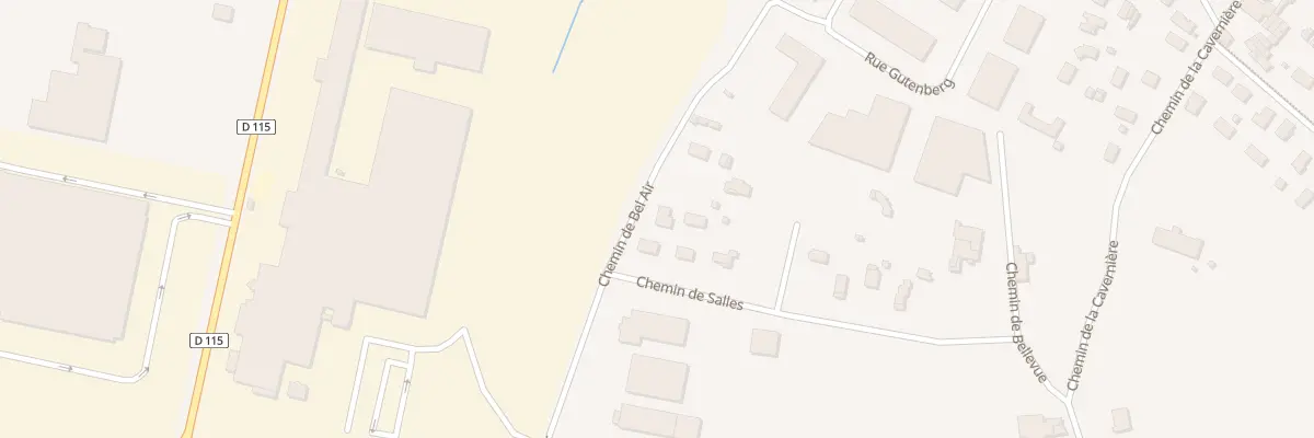 Plan du 13B Che de Bel-air à Saint-Loubès