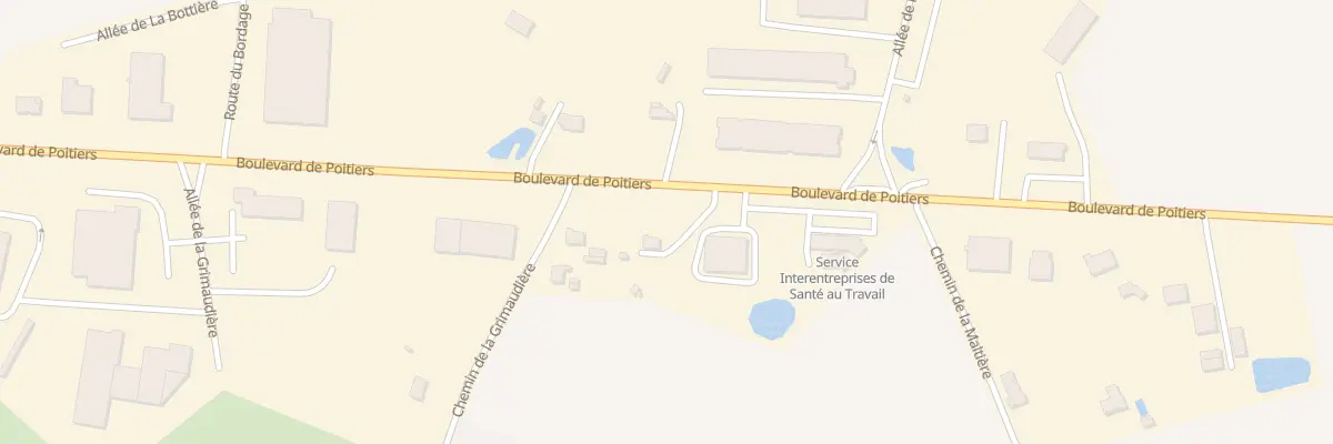 Plan du 209 Bd de Poitiers à Bressuire