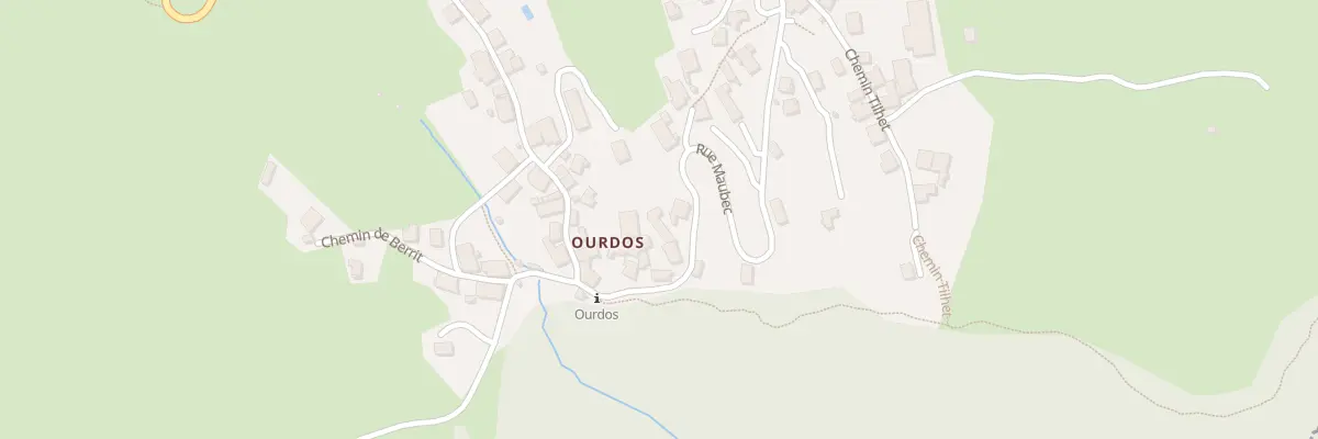 Plan du 9143 Bourg d’Arroust à Bilhères