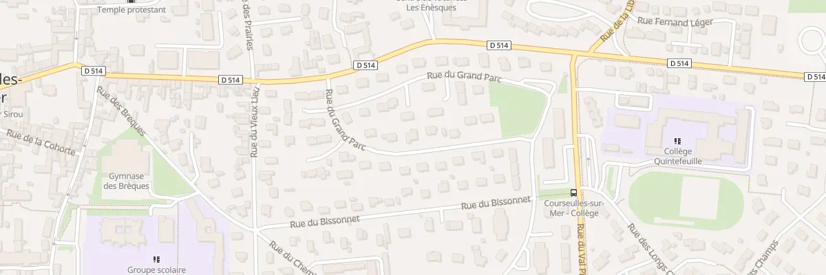 Plan du 5 Rue du Grand Parc à Courseulles-sur-Mer
