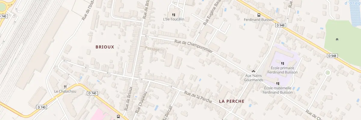 Plan du 34 Rue de Champommier à Niort