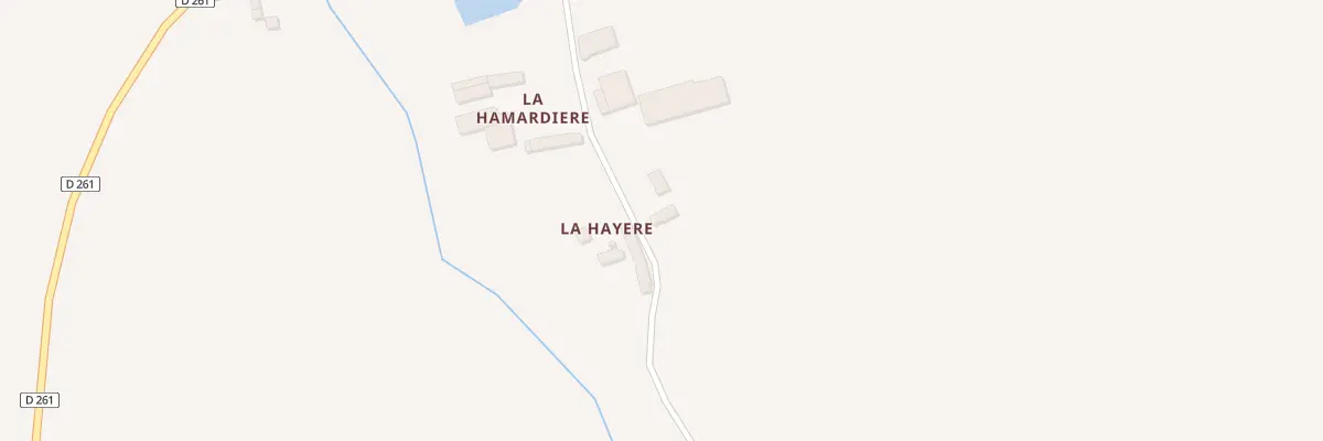 Plan du 5116 La Hayere à Thubœuf
