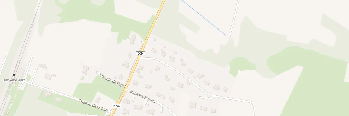 Plan du 5 Che de Bernis à Buzy