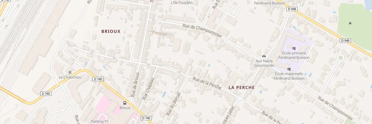 Plan du 53 Rue de la Perche à Niort