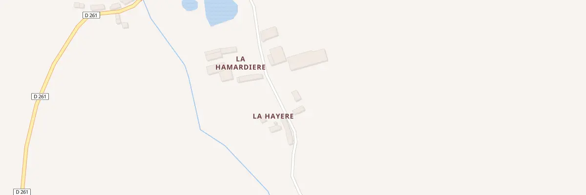 Plan du 5 La Hamardiere à Thubœuf