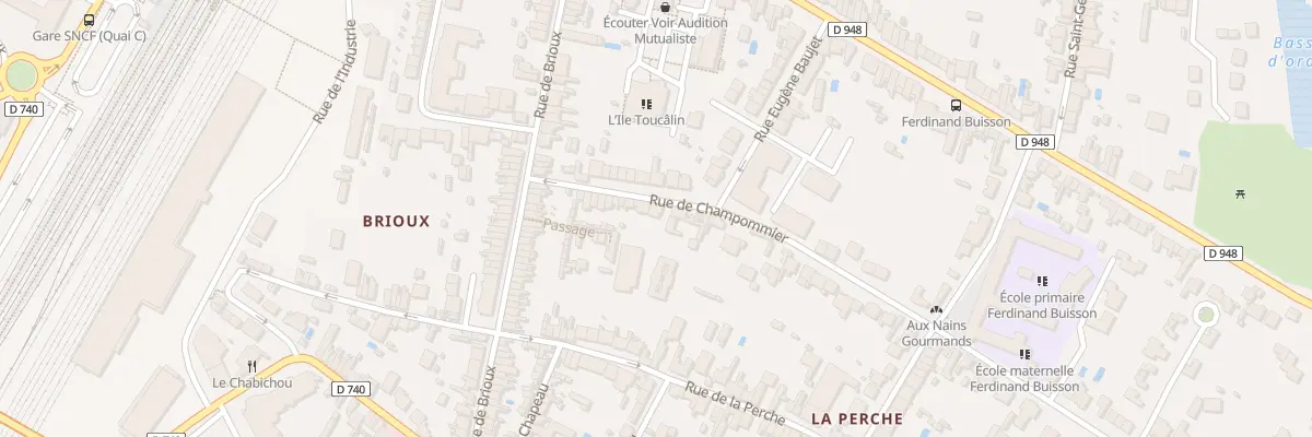 Plan du 32 Rue de Champommier à Niort