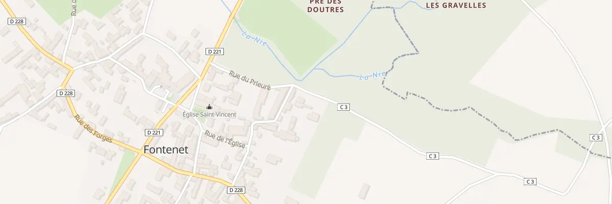 Plan du 8 Imp de l’Abreuvoir à Fontenet