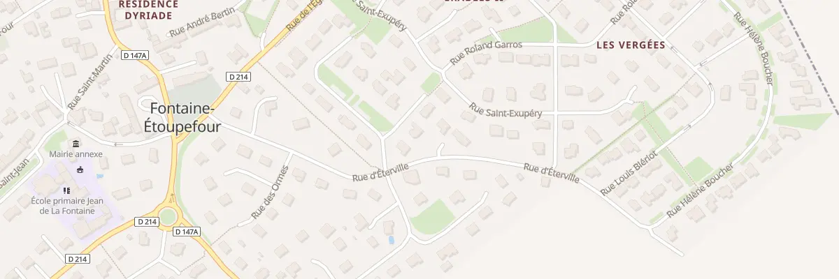 Plan du 4 Rue Henri Dagorn à Fontaine-Étoupefour