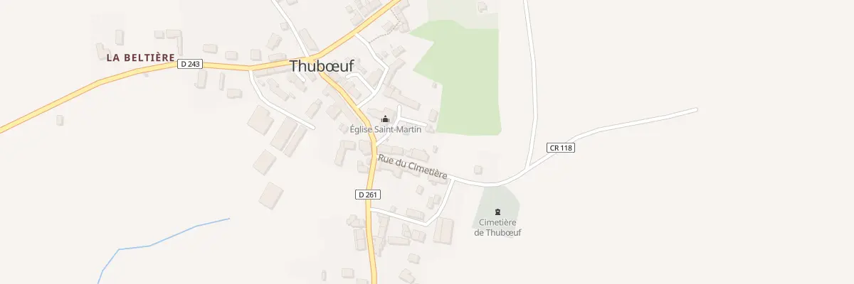 Plan du 5 Rue du Chateau à Thubœuf