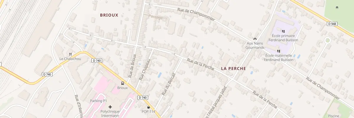 Plan du 50 Rue de la Perche à Niort