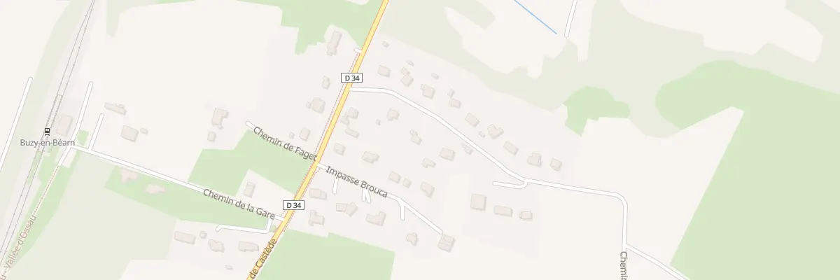 Plan du 6 Che de Bernis à Buzy