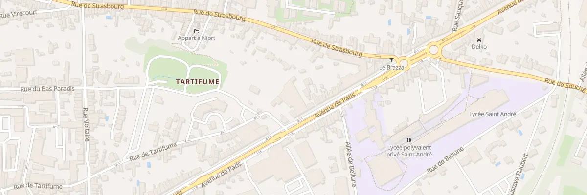 Plan du 145 Av de Paris à Niort