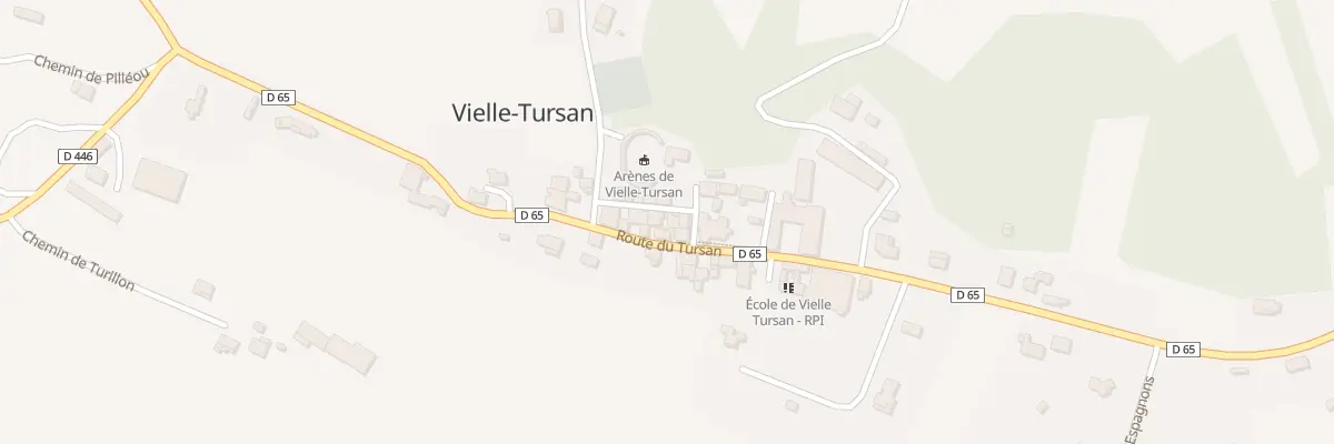 Plan du 621 Rte du Tursan à Vielle-Tursan