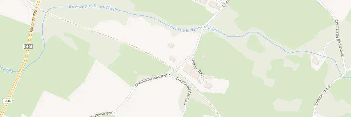Plan du 1 Che de Lapeyre à Buzy