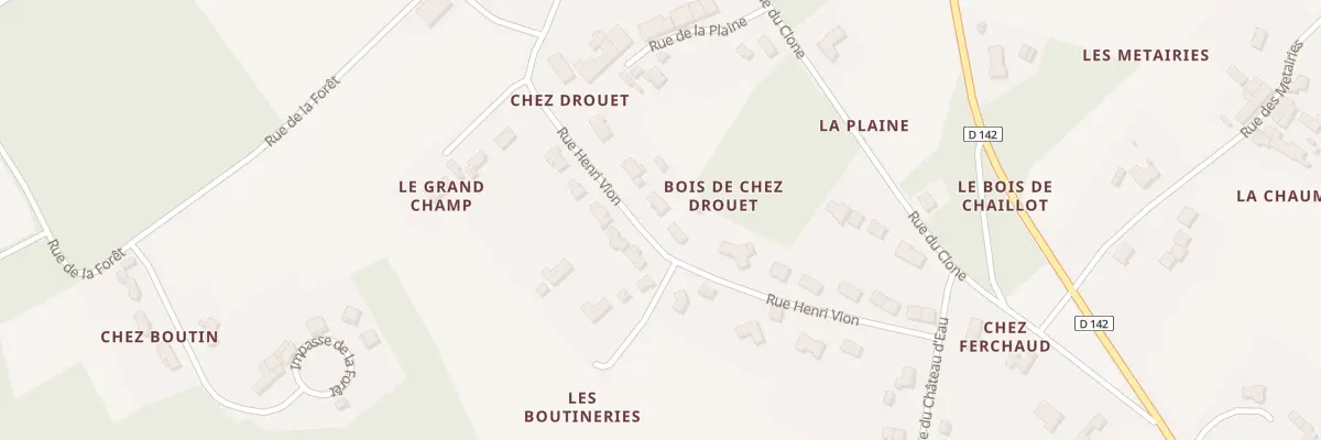 Plan du 23 Rue Henri Vion à Clam