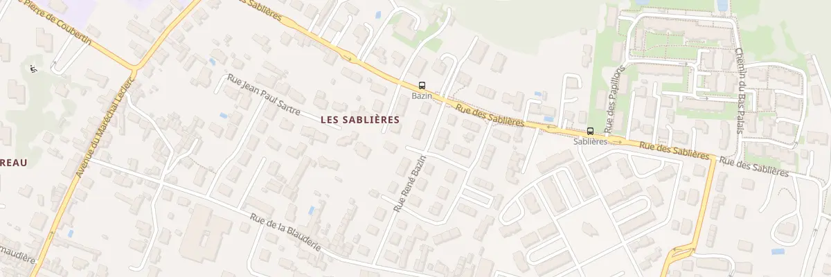 Plan du 11 Rue René Bazin à Niort