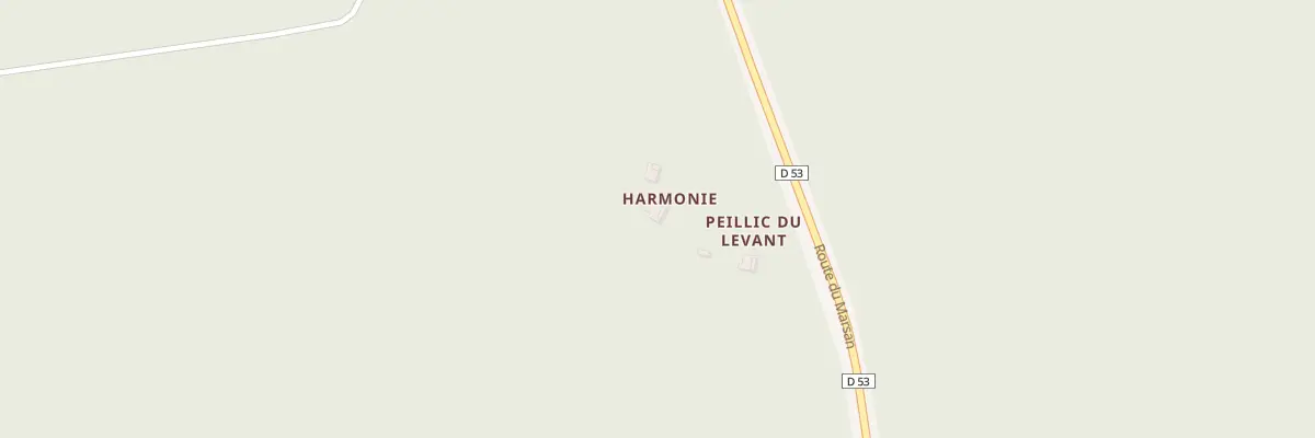Plan du 67 Peillic à Bélis