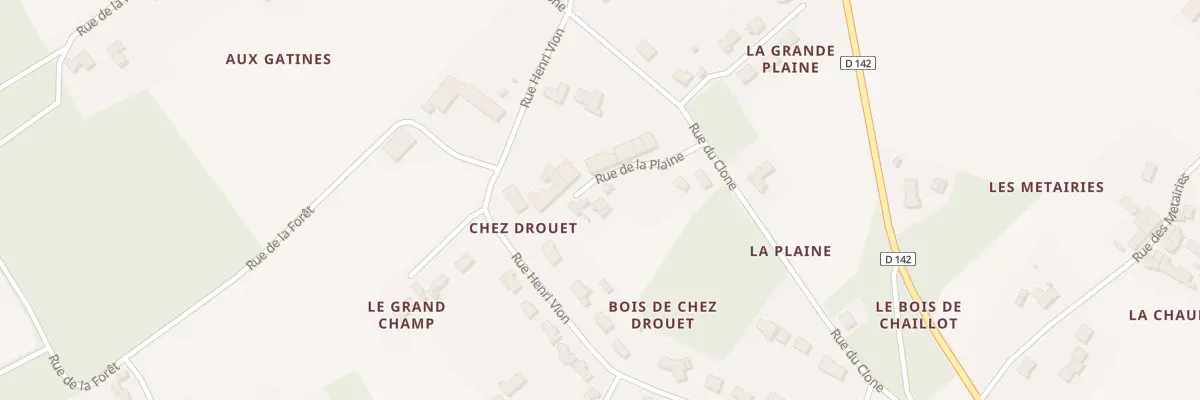 Plan du 5074A Chez Drouet à Clam